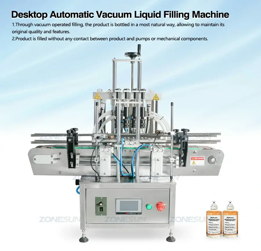 Desktop Vacuum Perfume Filling Machine-ZONESUN TECHNOLOGY LIMITED