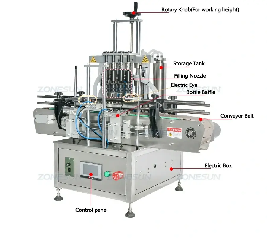Desktop Vacuum Perfume Filling Machine-ZONESUN TECHNOLOGY LIMITED
