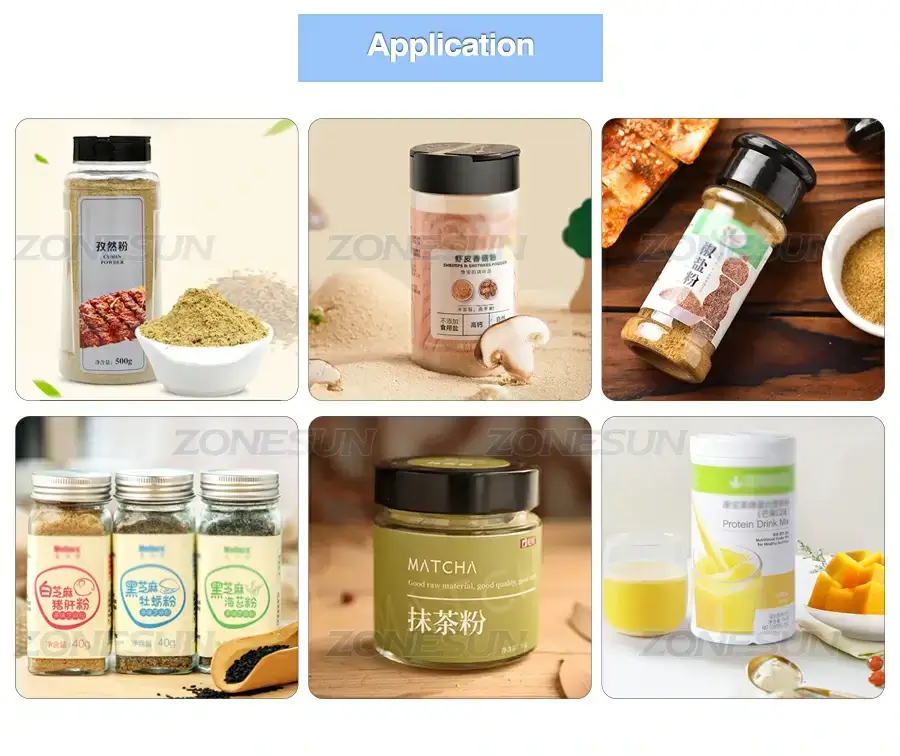 Desktop Powder Filling Machine-ZONESUN TECHNOLOGY LIMITED