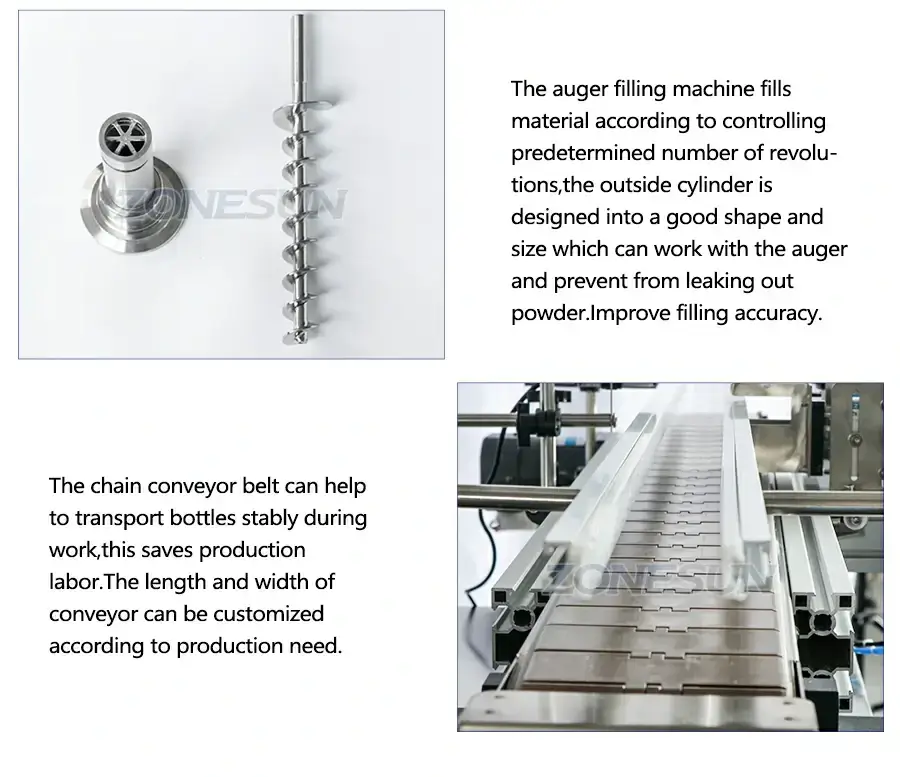 Desktop Powder Filling Machine-ZONESUN TECHNOLOGY LIMITED