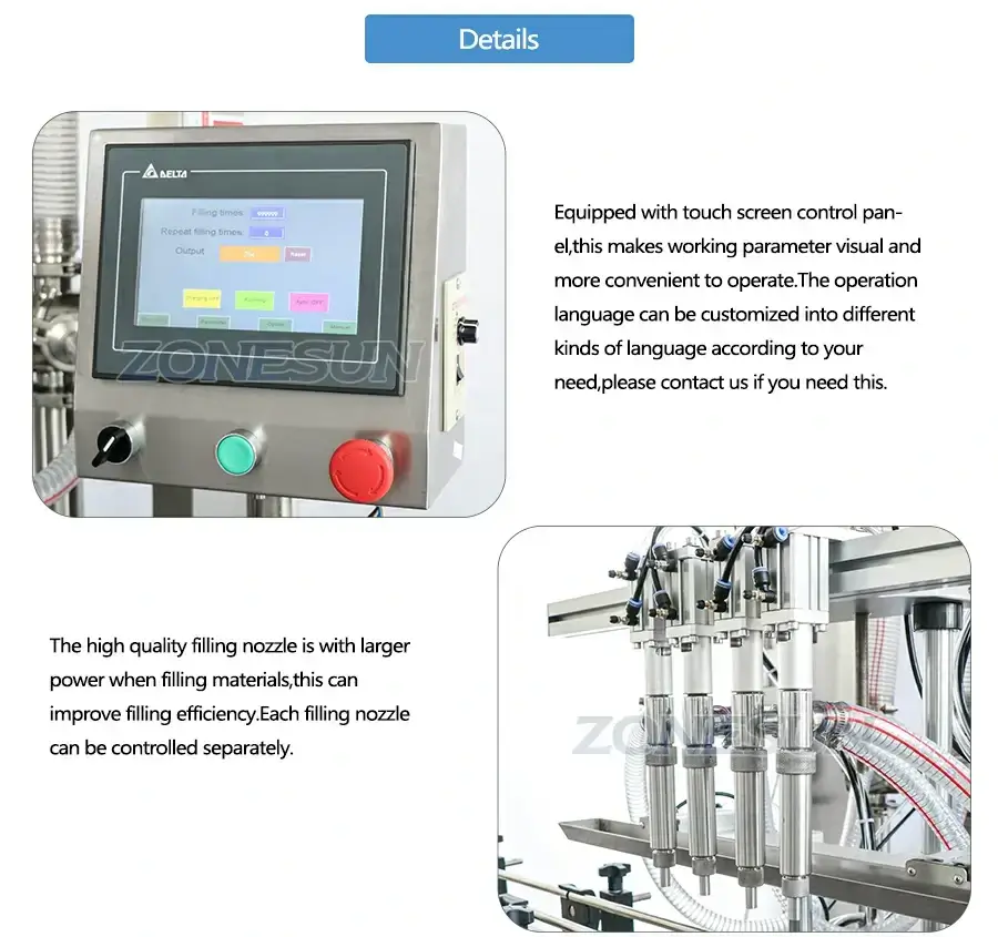Heating Mixing Filling Machine-ZONESUN TECHNOLOGY LIMITED
