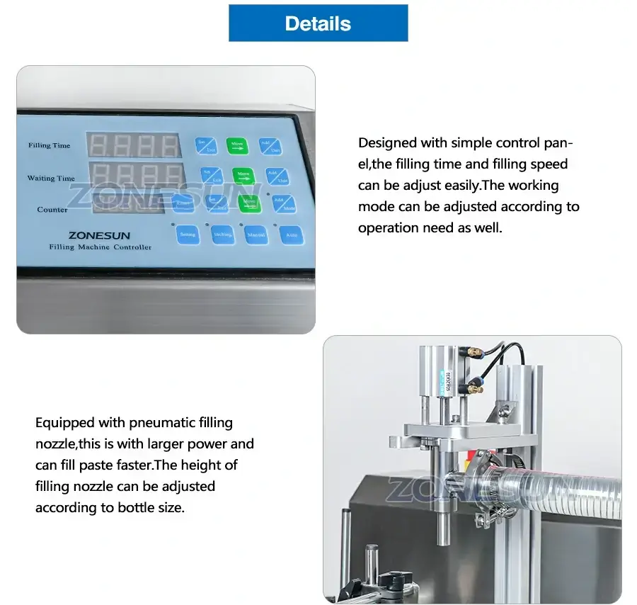 Heating Mixing Filling Machine-ZONESUN TECHNOLOGY LIMITED