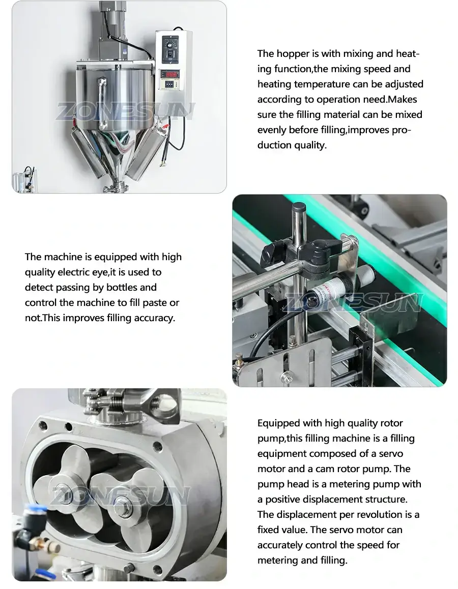 Heating Mixing Filling Machine-ZONESUN TECHNOLOGY LIMITED