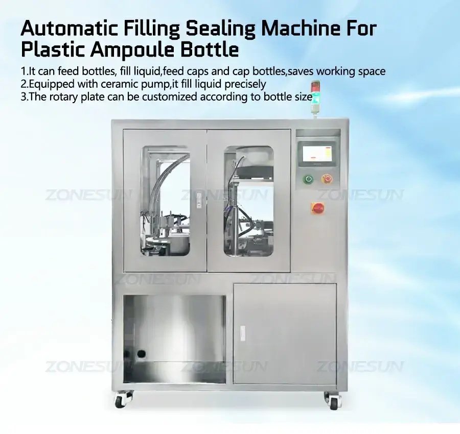 Plastic Ampoule Filling Sealing Machine-ZONESUN TECHNOLOGY LIMITED