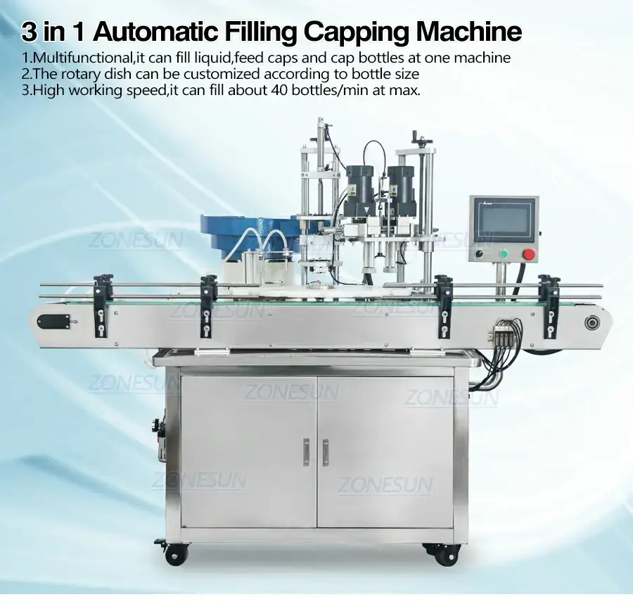 Liquid Filling Capping Machine-ZONESUN TECHNOLOGY LIMITED