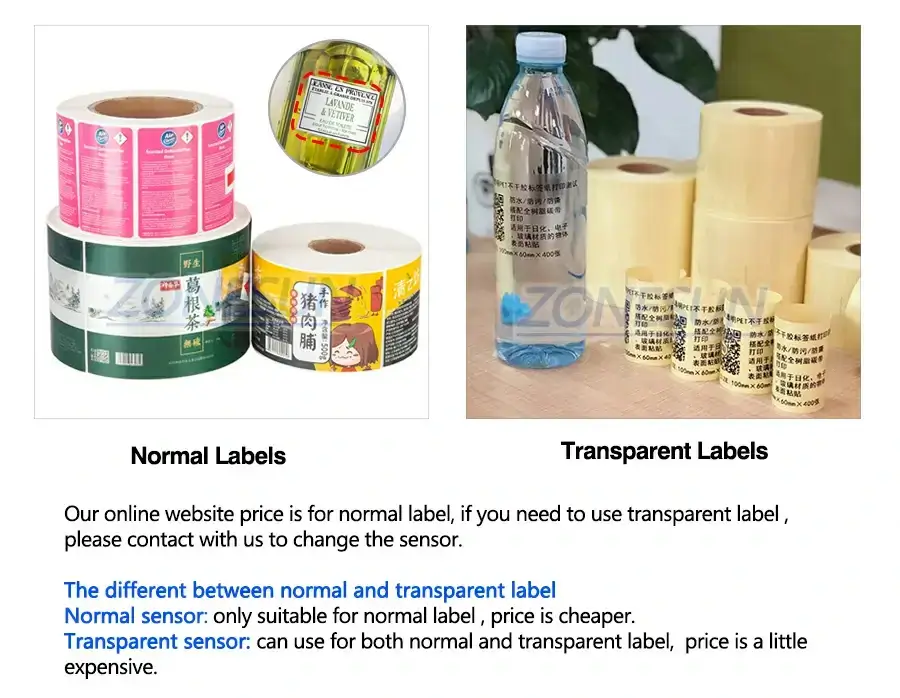 Labeling Machine For Round Bottles-ZONESUN TECHNOLOGY LIMITED