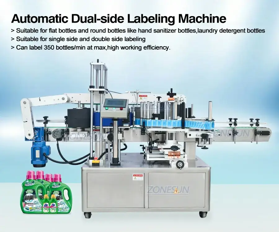 Double Size Labeling Machine-ZONESUN TECHNOLOGY LIMITED