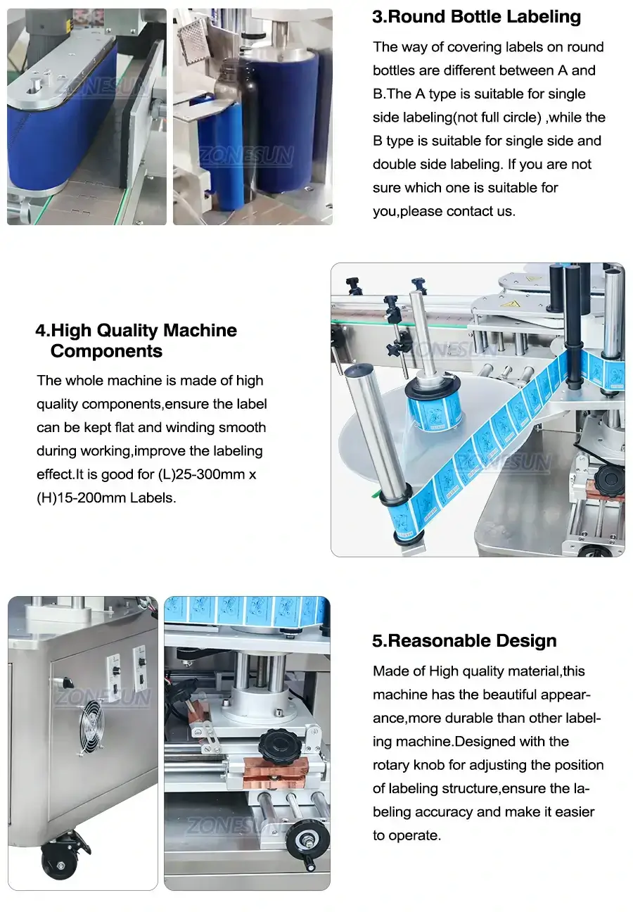 Double Size Labeling Machine-ZONESUN TECHNOLOGY LIMITED