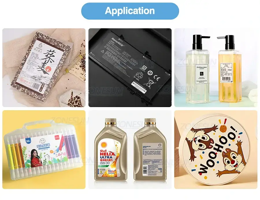 Top Bottom Flat Labeling Machine-ZONESUN TECHNOLOGY LIMITED