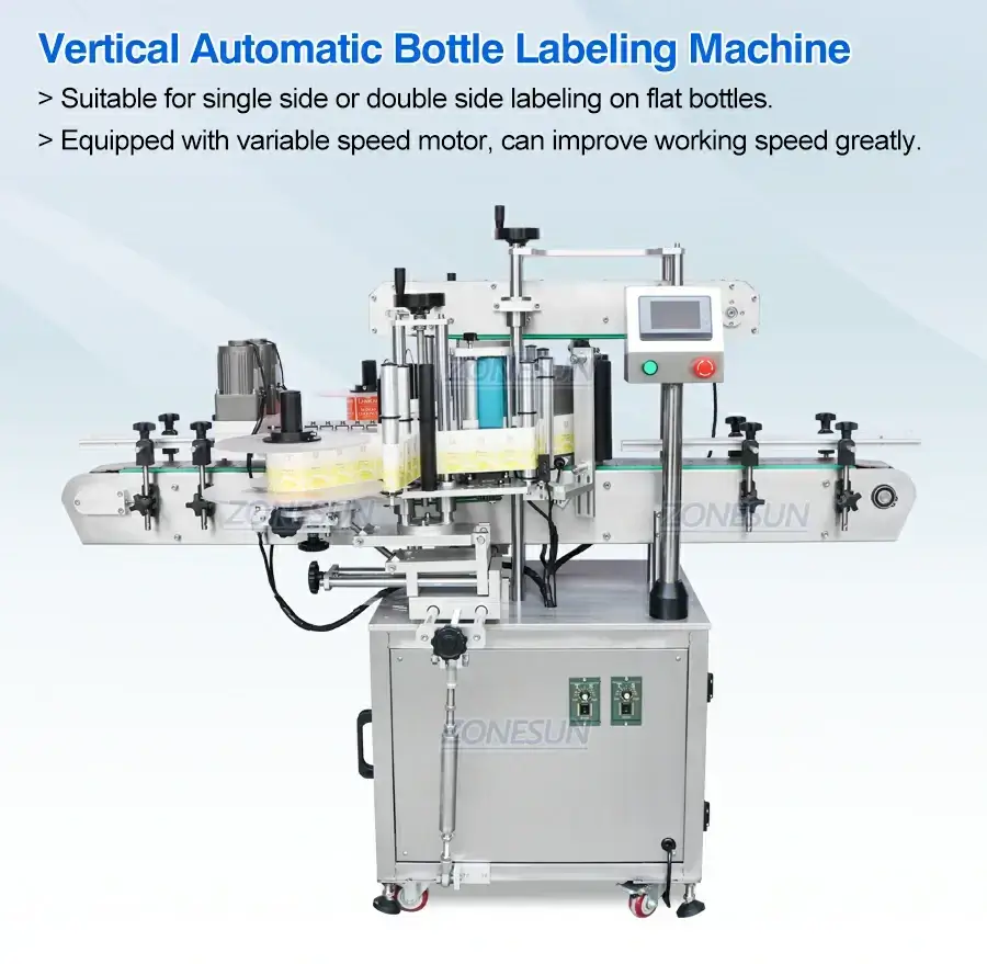 Double Sided Labeling Machine-ZONESUN TECHNOLOGY LIMITED