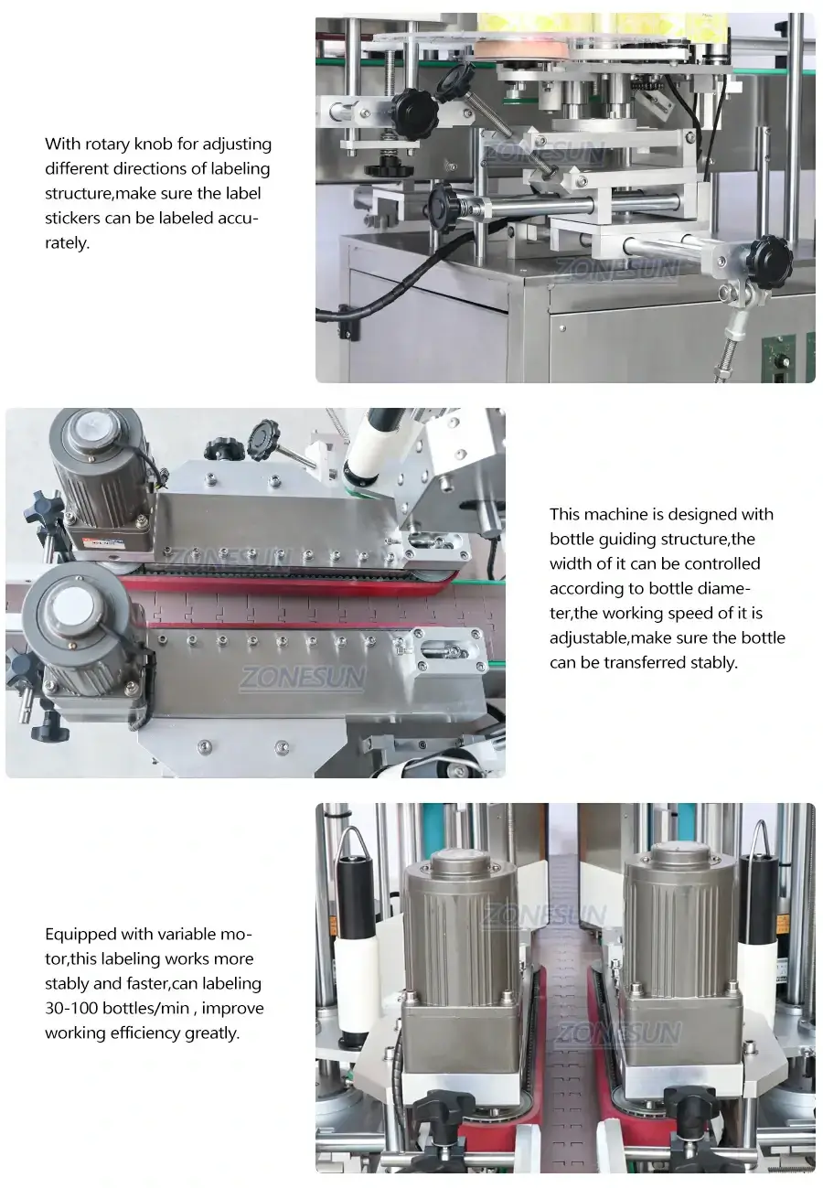 Double Sided Labeling Machine-ZONESUN TECHNOLOGY LIMITED