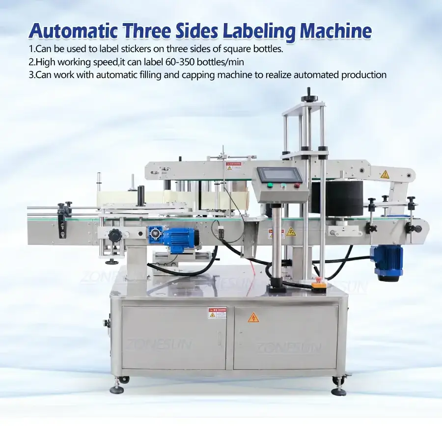 Three Side Labeling Machine-ZONESUN TECHNOLOGY LIMITED