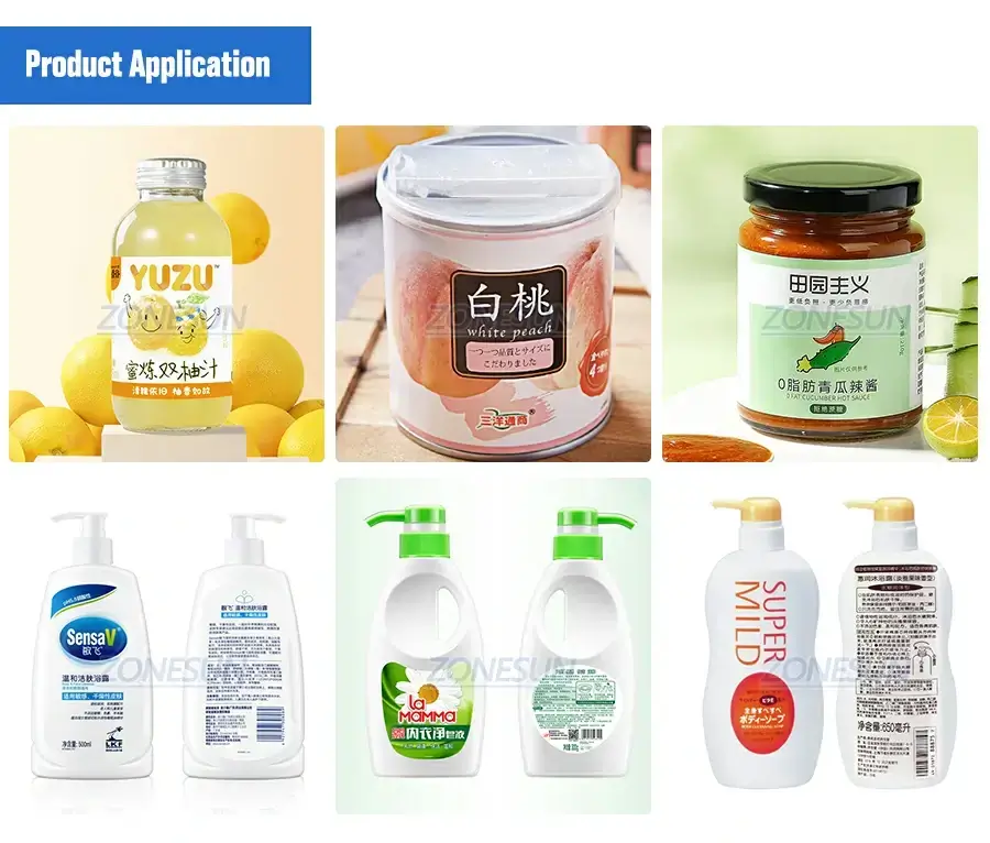Flat Round Bottle Labeling Machine-ZONESUN TECHNOLOGY LIMITED
