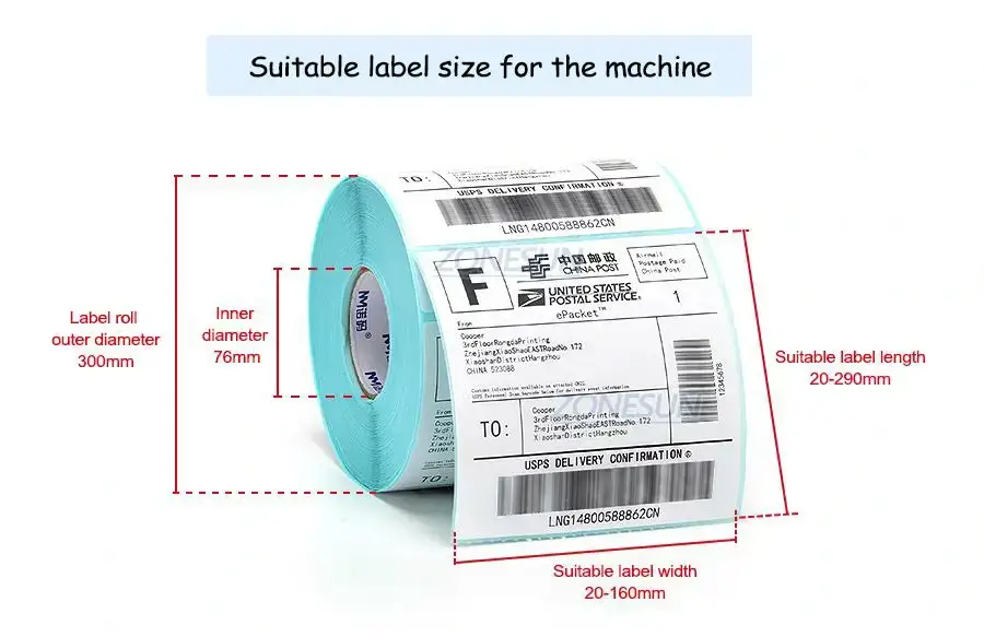 Automatic Round Bottle Labeling Machine-ZONESUN TECHNOLOGY LIMITED