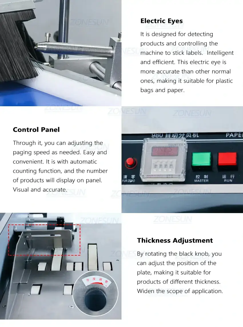 Surface Labeling Machine With Paging Machine-ZONESUN TECHNOLOGY LIMITED