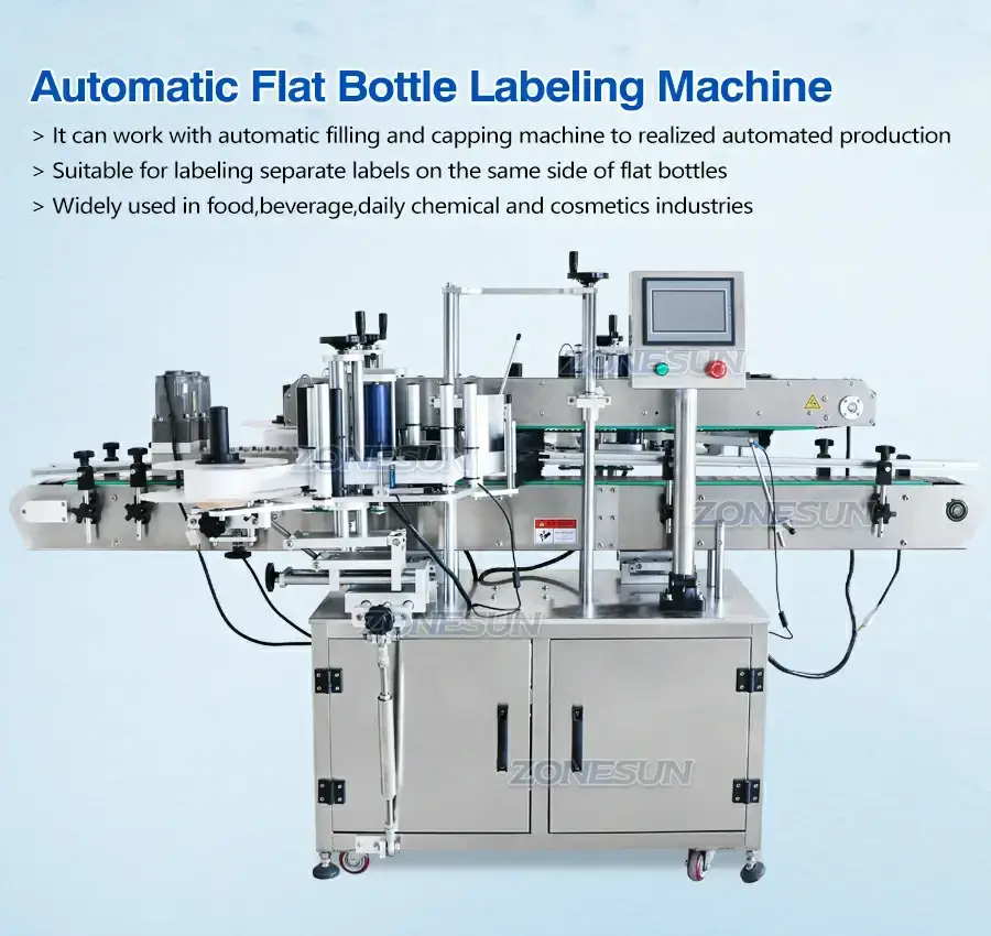 Front And Back Labeling Machines-ZONESUN TECHNOLOGY LIMITED