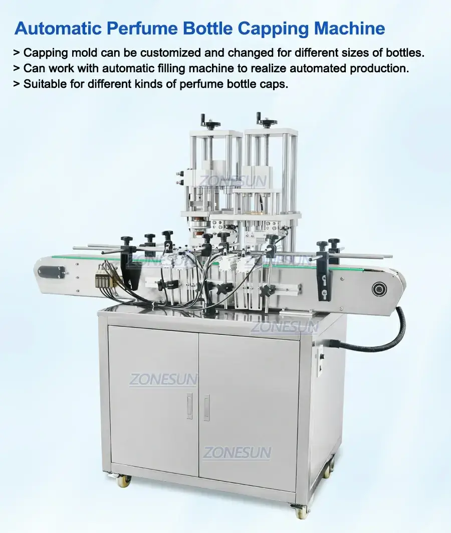 Perfume Bottle Capping Machine-ZONESUN TECHNOLOGY LIMITED
