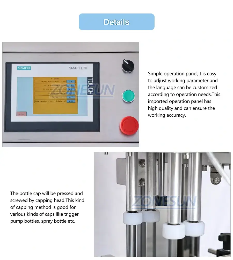 Capping Machine With Dust Cover-ZONESUN TECHNOLOGY LIMITED