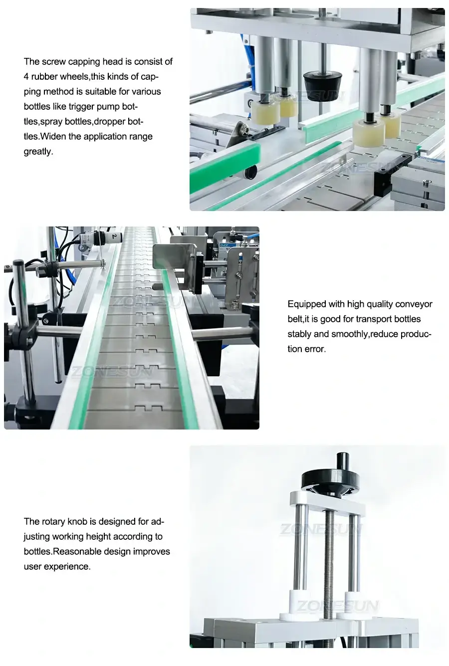 Wine Bottle Capping Machine-ZONESUN TECHNOLOGY LIMITED
