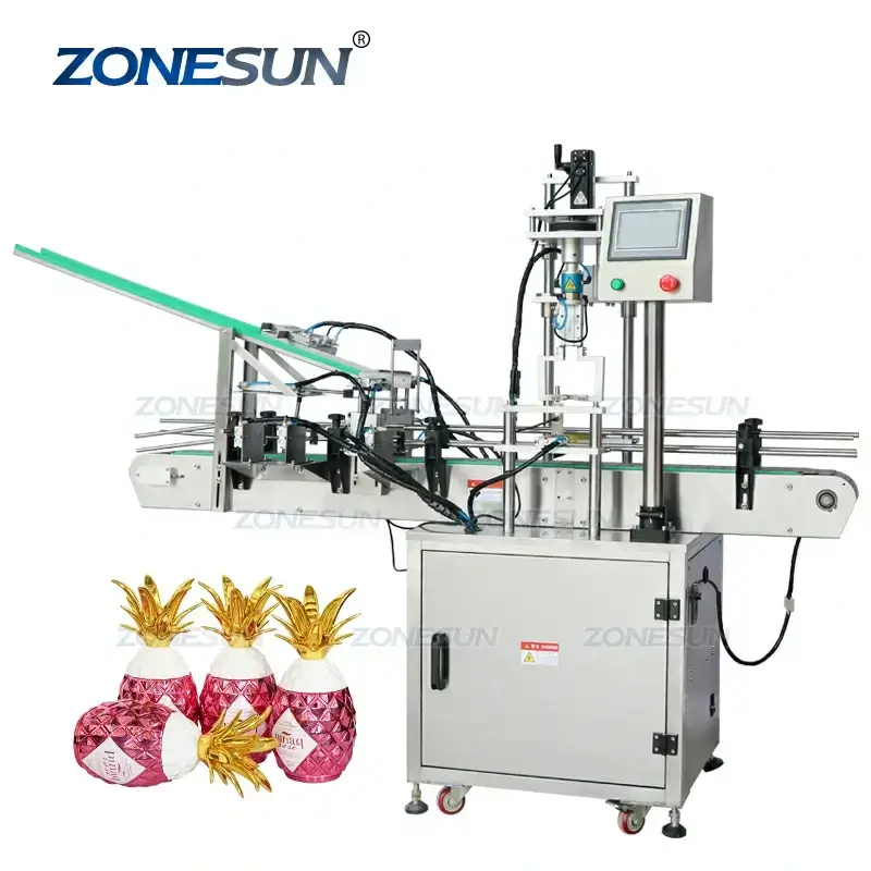 Pineapple Shaped Wine Bottle Capping Machine