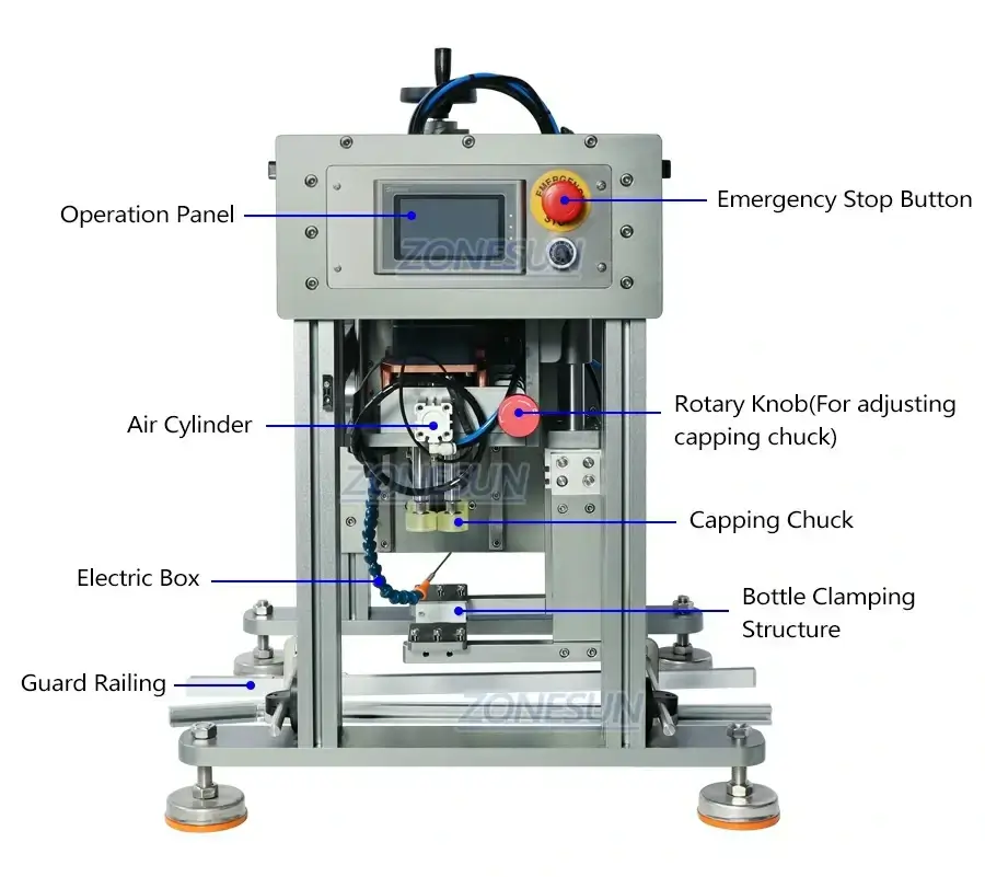 Desktop Capping Machine-ZONESUN TECHNOLOGY LIMITED