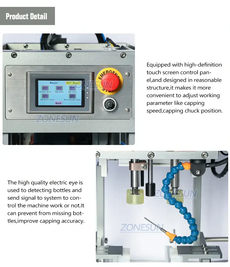 Desktop Capping Machine-ZONESUN TECHNOLOGY LIMITED