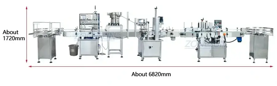 Cosmetic Liquid Automatic Production Line-ZONESUN TECHNOLOGY LIMITED