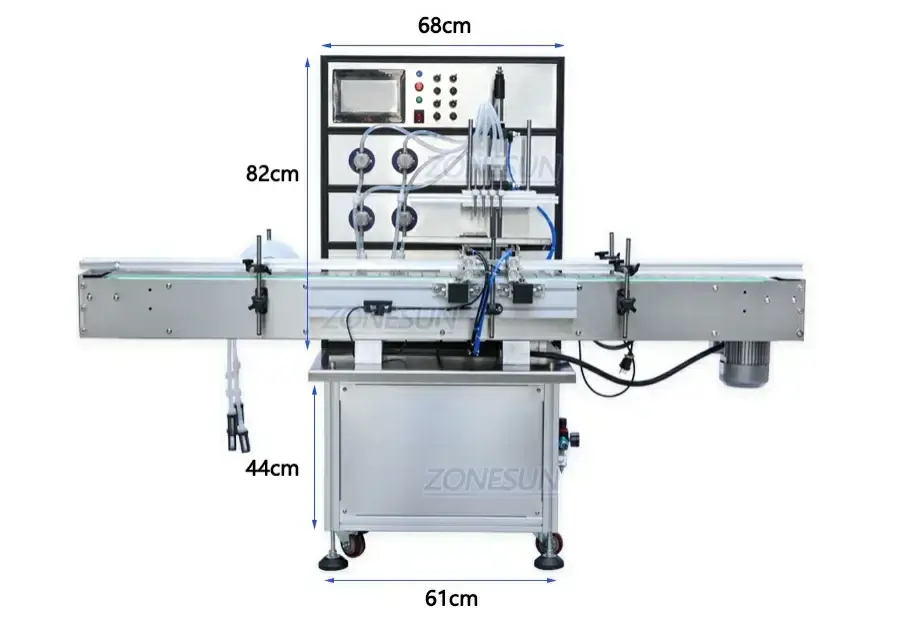 Cosmetic Liquid Automatic Production Line-ZONESUN TECHNOLOGY LIMITED