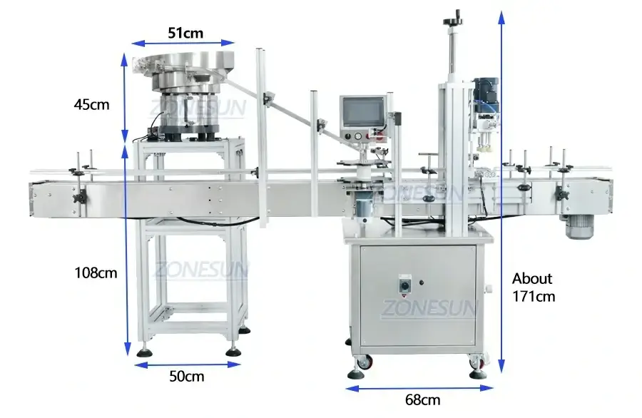 Cosmetic Liquid Automatic Production Line-ZONESUN TECHNOLOGY LIMITED