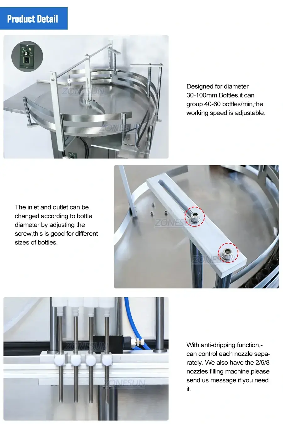 Cosmetic Liquid Automatic Production Line-ZONESUN TECHNOLOGY LIMITED
