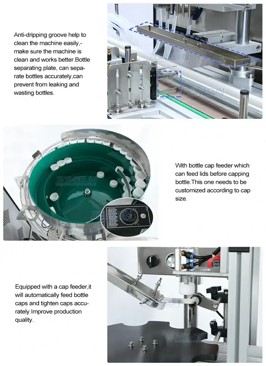 Cosmetic Liquid Automatic Production Line-ZONESUN TECHNOLOGY LIMITED