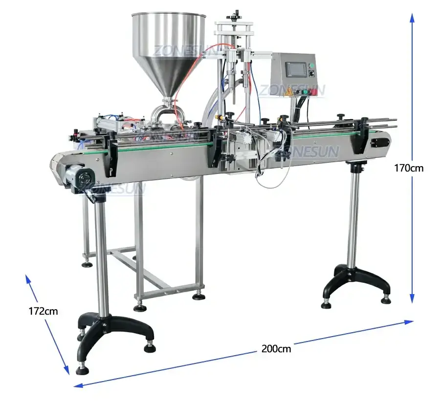 Double Head Paste Production Line-ZONESUN TECHNOLOGY LIMITED