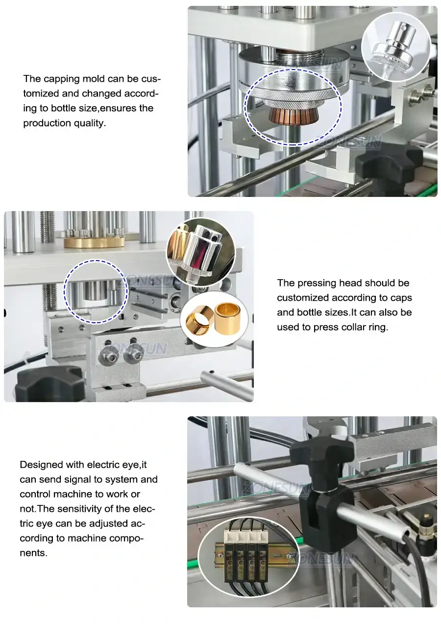 Perfume Filling Capping Machine-ZONESUN TECHNOLOGY LIMITED