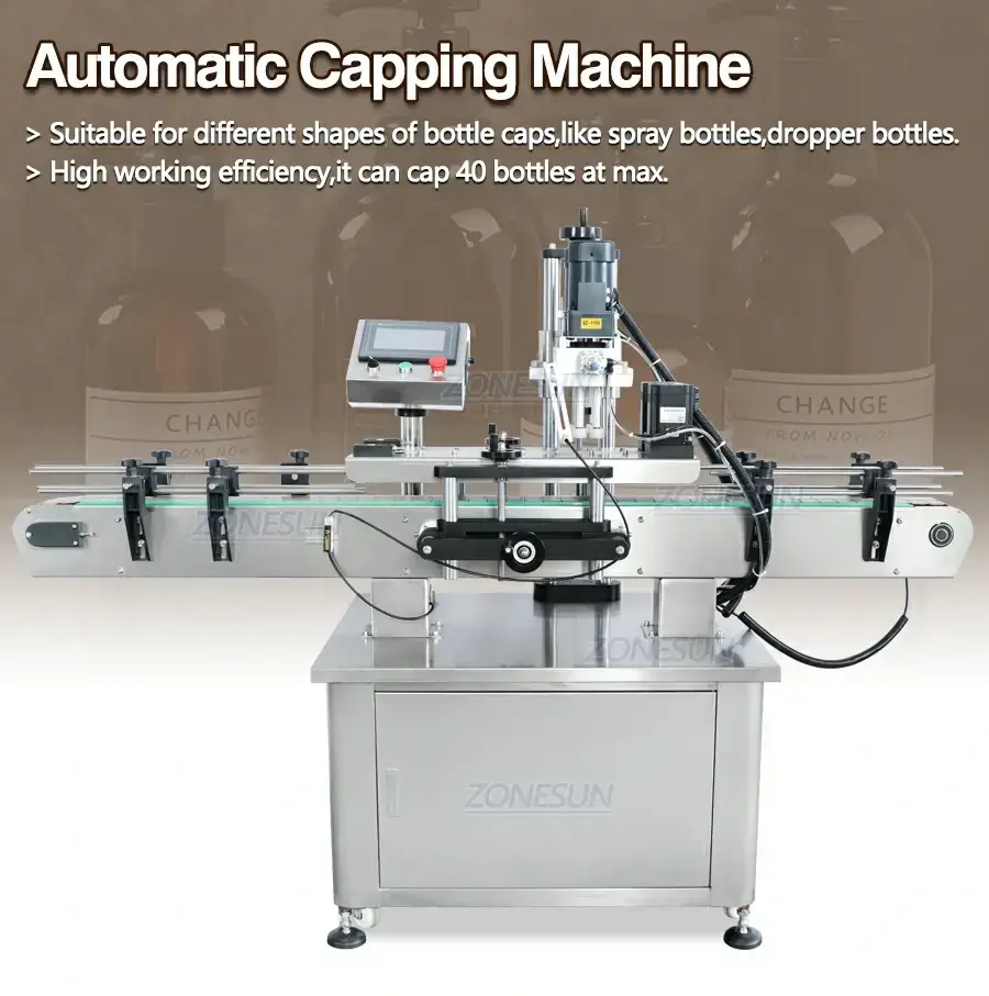ZONESUN Full Automatic Bottle Capping Machine-ZONESUN TECHNOLOGY LIMITED