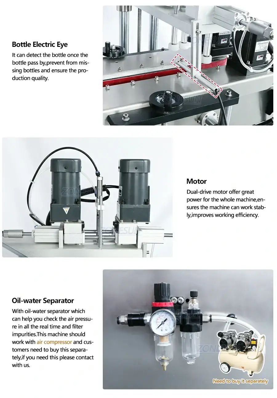 ZONESUN Full Automatic Bottle Capping Machine-ZONESUN TECHNOLOGY LIMITED