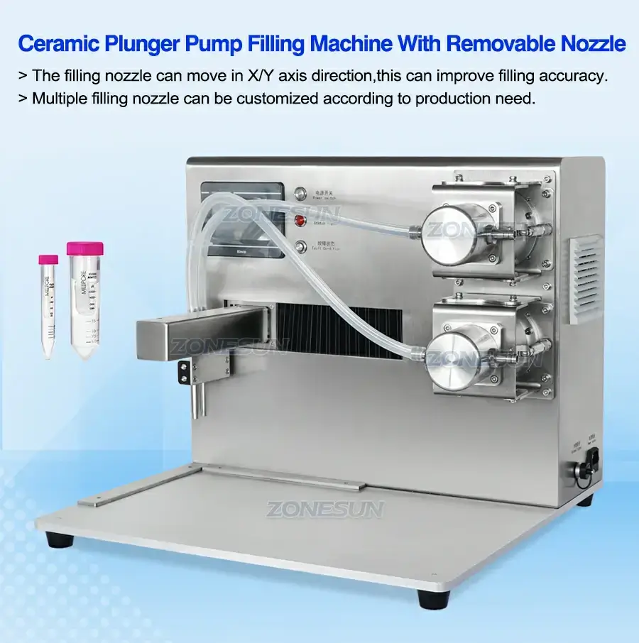 Ceramic Pump Filling Machine-ZONESUN TECHNOLOGY LIMITED