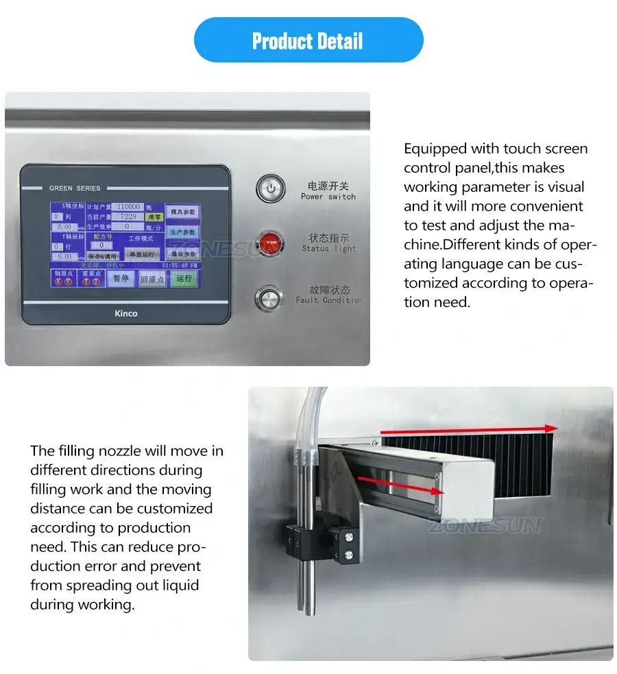 Ceramic Pump Filling Machine-ZONESUN TECHNOLOGY LIMITED
