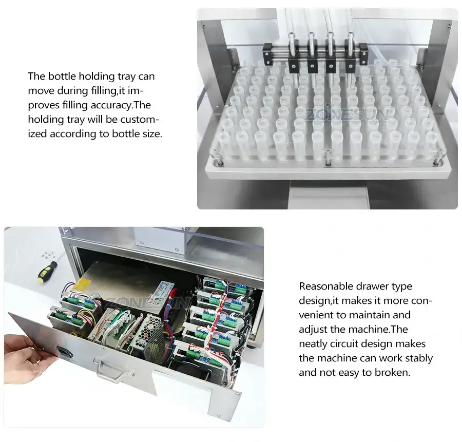 4 Heads Filling Machine-ZONESUN TECHNOLOGY LIMITED