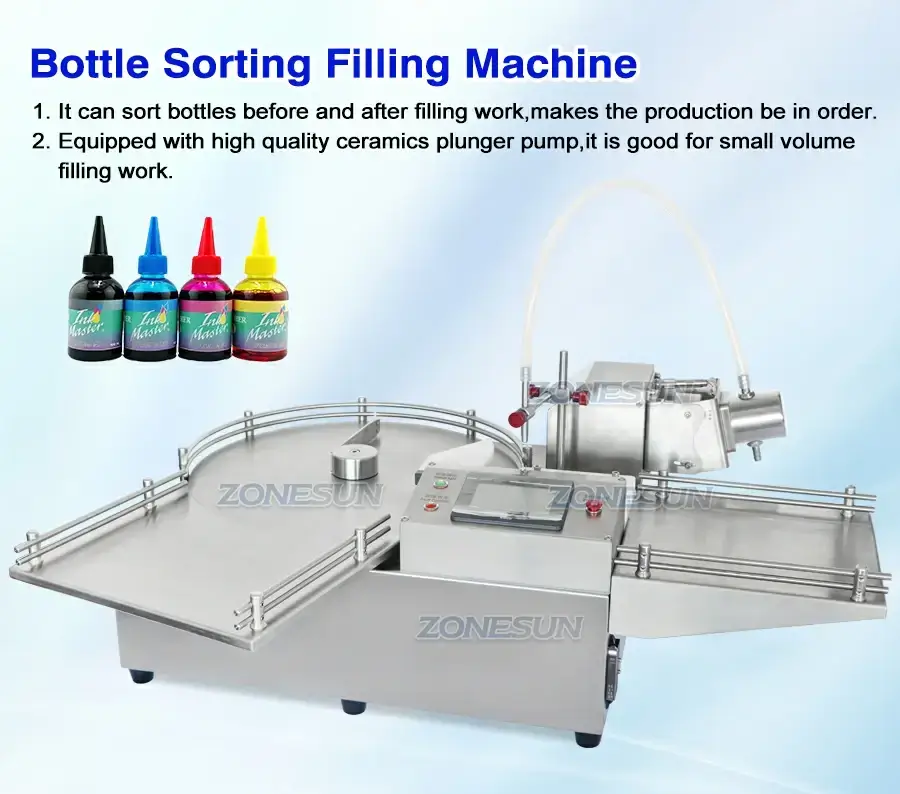 Bottle Sorting Filling Machine-ZONESUN TECHNOLOGY LIMITED