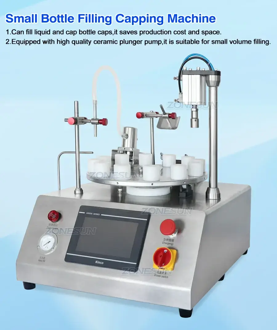 Desktop Filling Capping Machine-ZONESUN TECHNOLOGY LIMITED