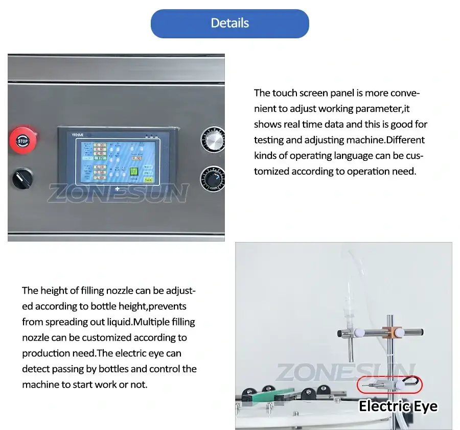 Desktop Filling Capping Machine-ZONESUN TECHNOLOGY LIMITED