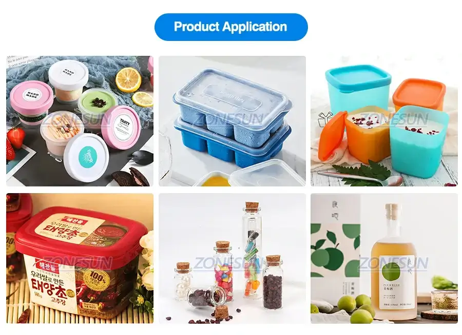 ZONESUN Pneumatic Tabletop Automatic Glass Bottle Cap Press Machine Jar Whisky Plastic Bottle Capping Machine-ZONESUN TECHNOLOGY LIMITED