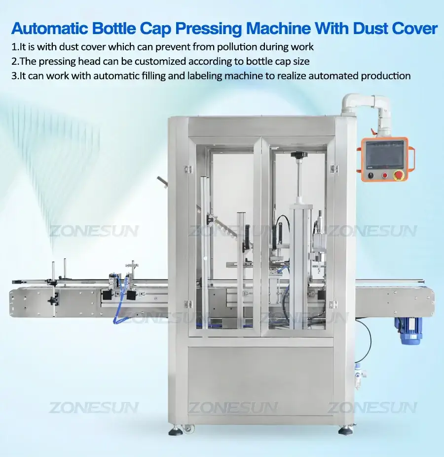 Capping Machine With Dust Cover-ZONESUN TECHNOLOGY LIMITED