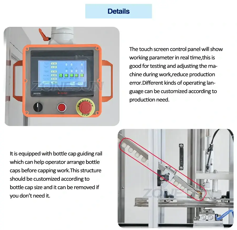 Capping Machine With Dust Cover-ZONESUN TECHNOLOGY LIMITED