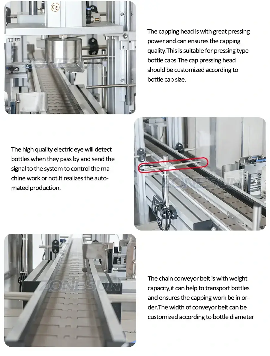 Capping Machine With Dust Cover-ZONESUN TECHNOLOGY LIMITED