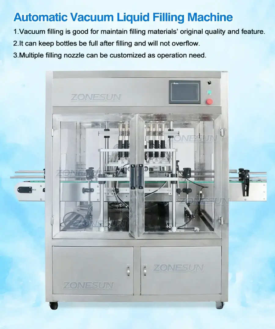 Vacuum Perfume Filling Machine-ZONESUN TECHNOLOGY LIMITED