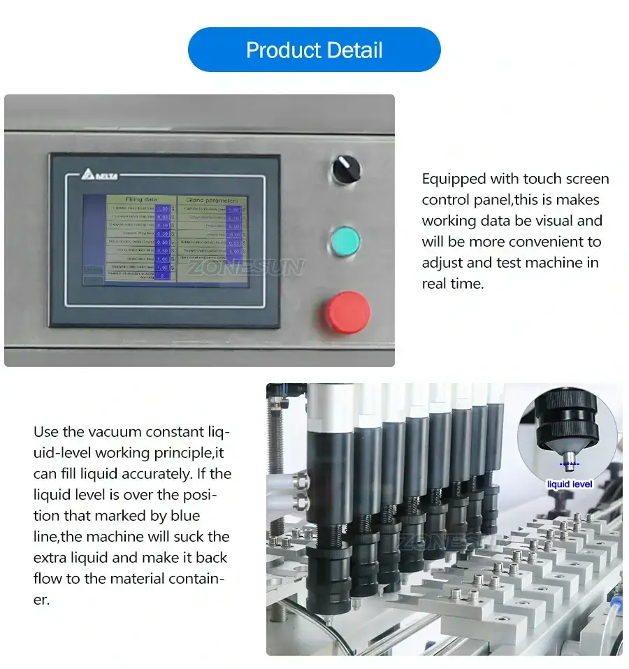 Vacuum Perfume Filling Machine-ZONESUN TECHNOLOGY LIMITED