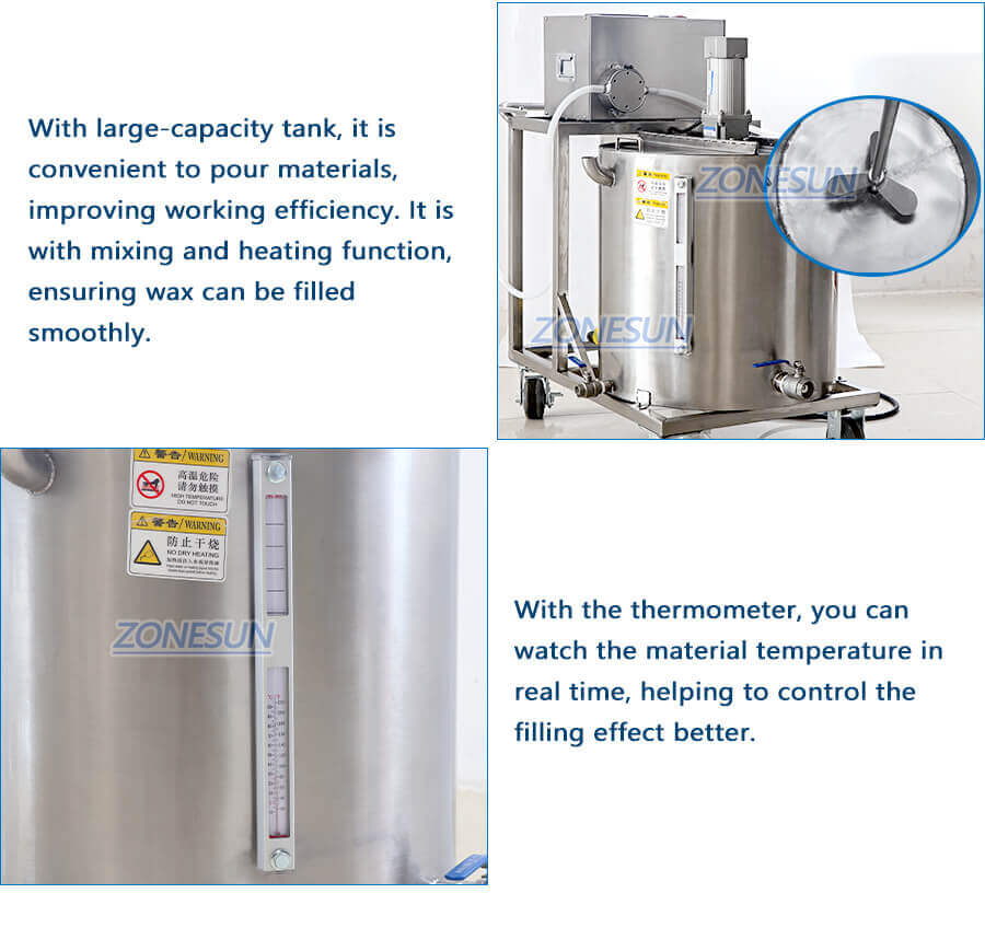 Candle Filling Machine-ZONESUN TECHNOLOGY LIMITED