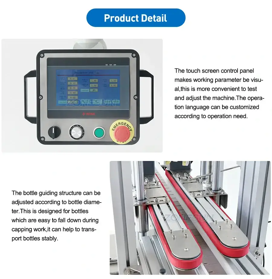 Irregular Bottle Capping Machine-ZONESUN TECHNOLOGY LIMITED
