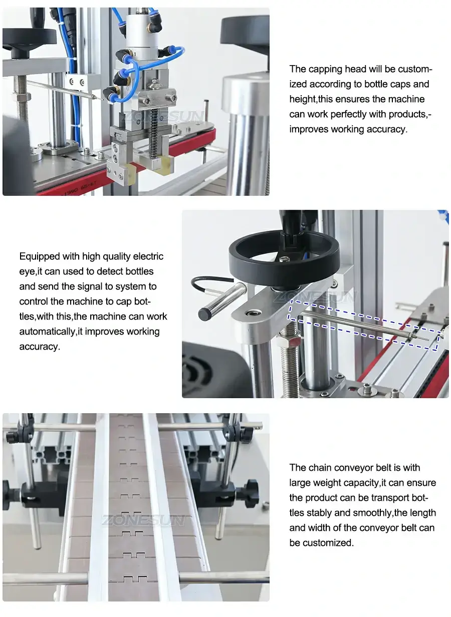 Irregular Bottle Capping Machine-ZONESUN TECHNOLOGY LIMITED